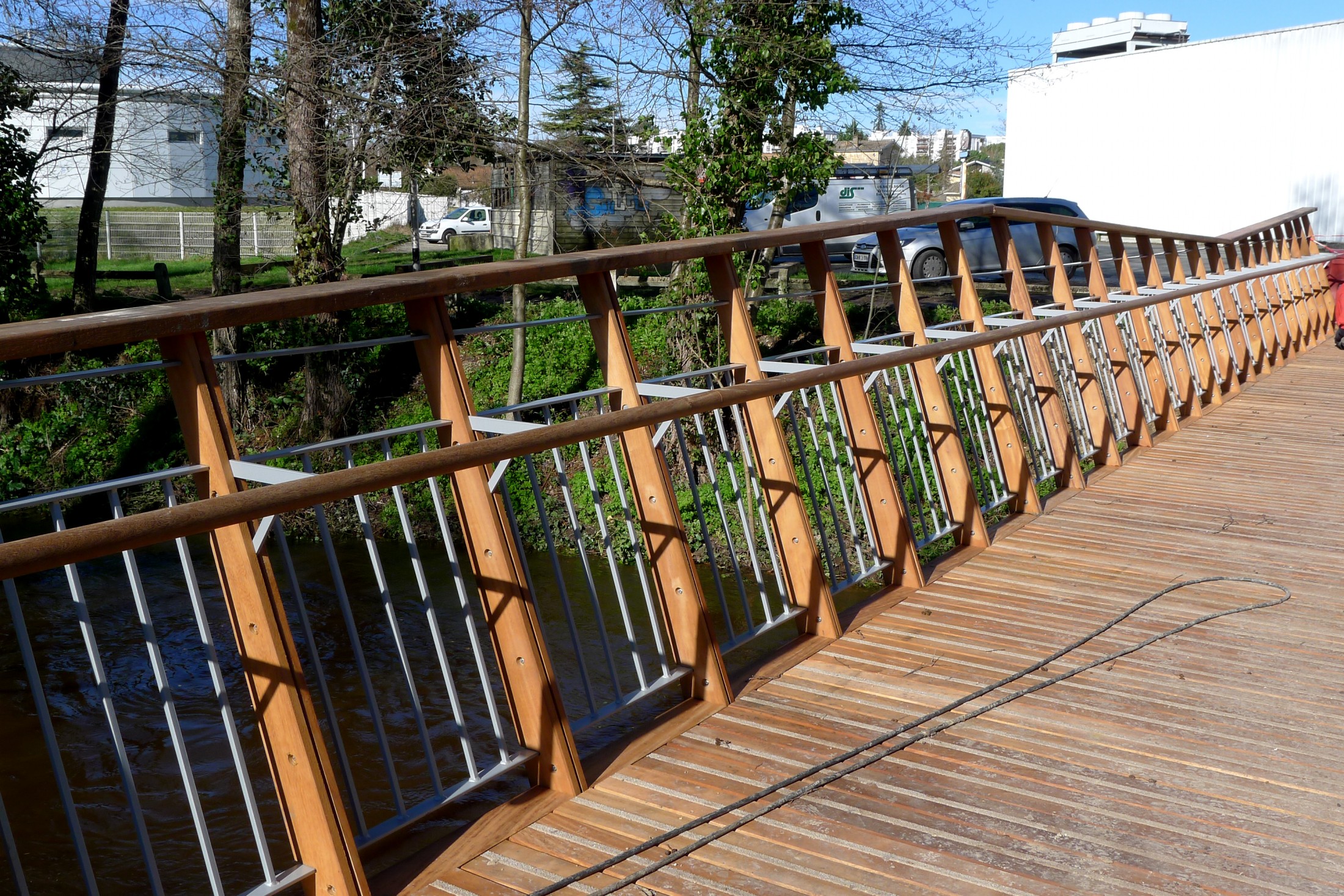 Portes De Protection En Bois Avec Vecteur Plat De Clôture De Passerelle  D'entrée En Bois De Protection En Placage De Métal