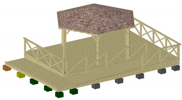 SLE Plan 3D Kiosque de Belneuf (Orléans)